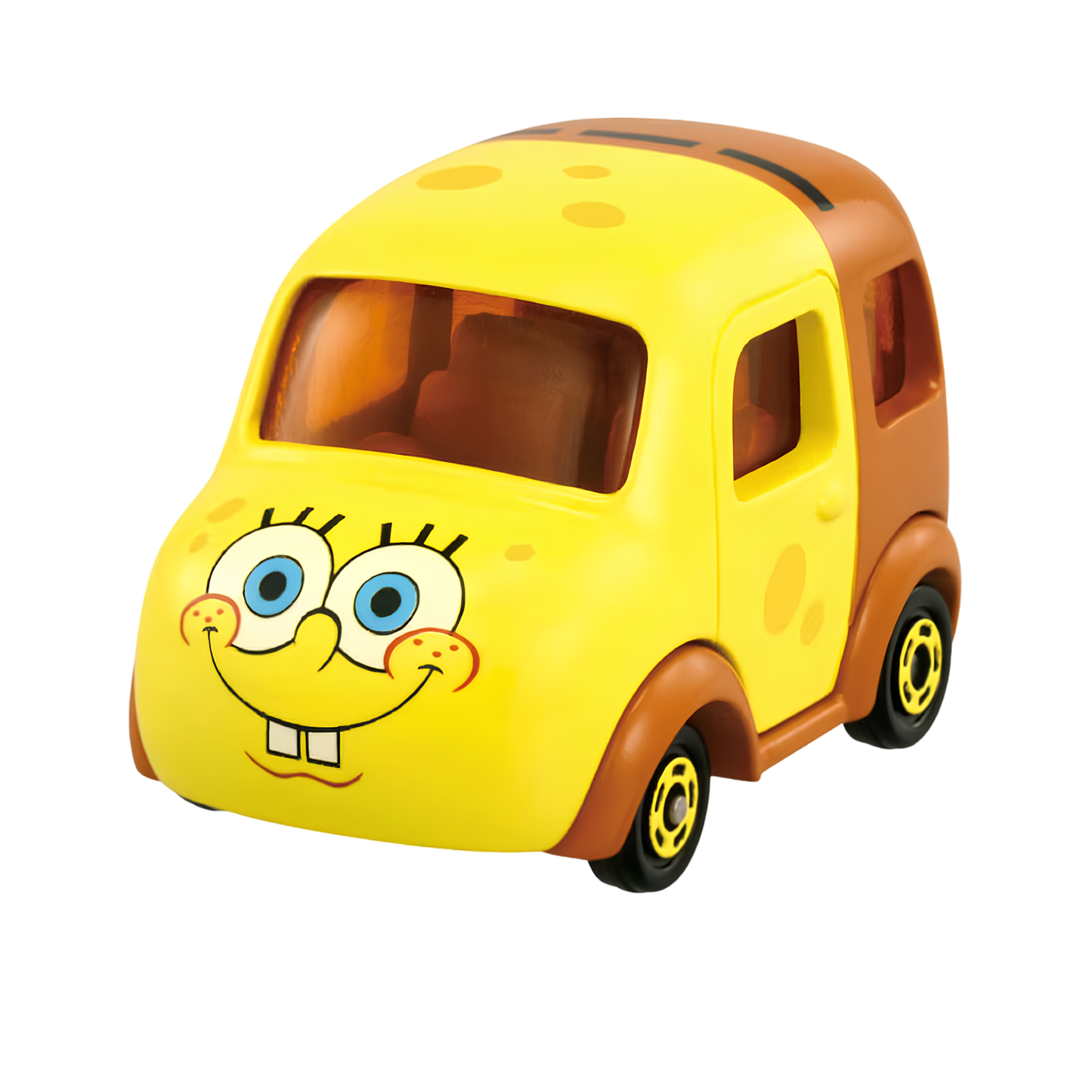 Takara Tomy Dream Tomica No.165 SpongeBob SquarePants Character Car – Official SpongeBob Themed Mini Die-Cast Toy Vehicle, Collectible Model Car for Kids & Fans