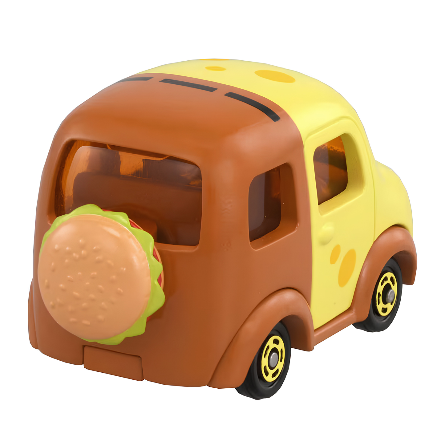 Takara Tomy Dream Tomica No.165 SpongeBob SquarePants Character Car – Official SpongeBob Themed Mini Die-Cast Toy Vehicle, Collectible Model Car for Kids & Fans