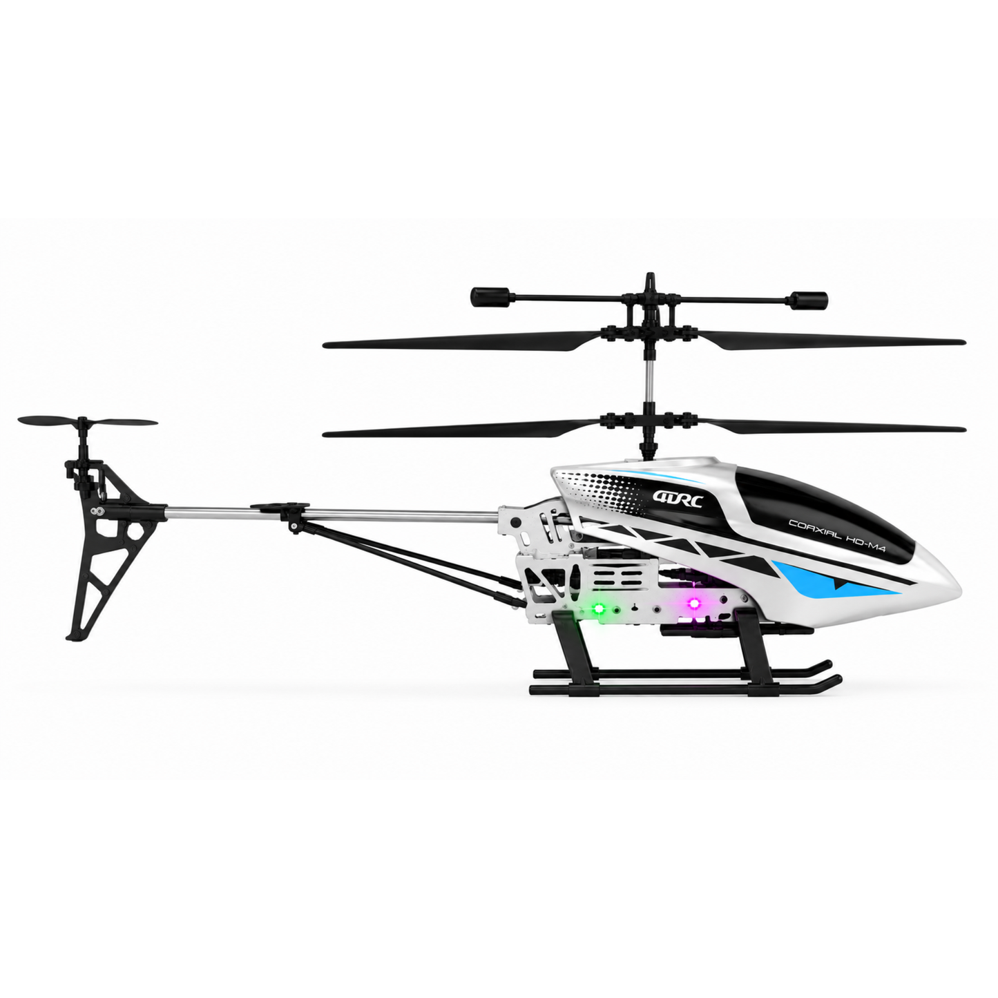 JJRC 4D-M4 Coaxial Remote Control Helicopter, Rechargeable RC Flying Helicopter Toy with Remote Controller, Suspension System & Stable Flight Design for Kids, Beginners & RC Hobby Enthusiasts, 14+ Years
