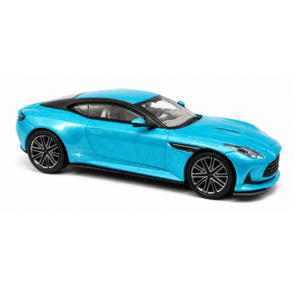 ATS Models 1:64 Aston Martin DB12 Pearl Blue Die-Cast Model Car | Official Licensed Luxury Sports Car Replica | Detailed Collectible Miniature Vehicle for Car Enthusiasts & Collectors