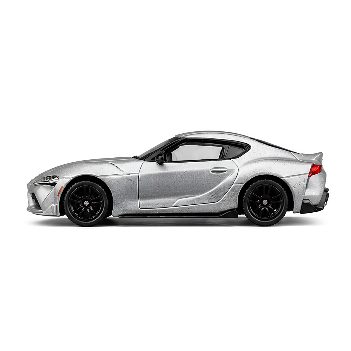 CCA 1:58 Toyota GR Supra S14-01 Silver Die-Cast Model Car | Premium Japanese Sports Car Miniature Replica with Detailed Interior & Realistic Exterior | Collectible Scale Car for Supra Fans & Car Collectors