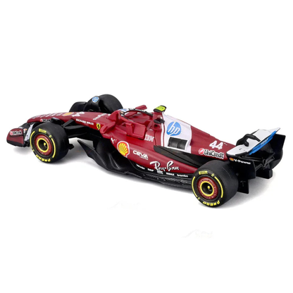 Official Bburago 1:64 Ferrari SF-25 No. 44 Lewis Hamilton 2025 Formula 1 Racing Diecast Scale Model Car with Authentic Race Livery, Detailed Cockpit & Realistic Wheels for F1 Collectors