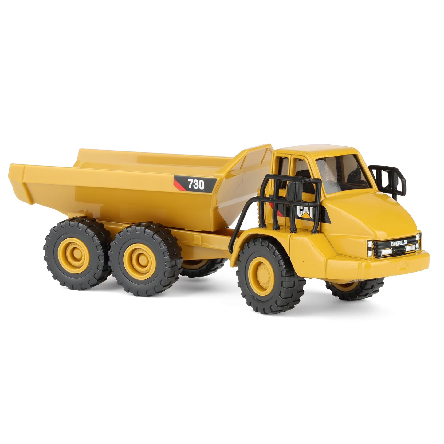 CAT Diecast Masters Real Replicas 84552CS 730 Articulated Dump Truck 1:87 Scale Die-Cast Construction Vehicle Model for Collectors, Display & Gifting – Yellow, Ages 8+