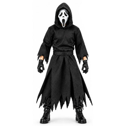 Ghost Face The Icon of Halloween Action Figure Set with Scythe, 3 Knives & Interchangeable Masks | Horror Collectible Figure for Kids & Collectors Ages 6+