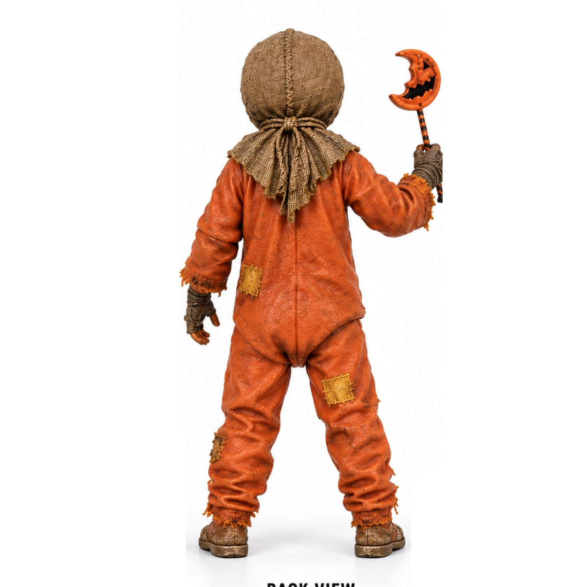 Trick ’r Treat Sam Horror Action Figure Set with Interchangeable Head, Pumpkin, Sack & Accessories | Halloween Movie Collectible Figure for Kids & Horror Fans Ages 6+