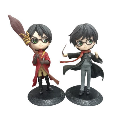 Wizarding World Collectible Harry Potter Character Figure Set – 4-Piece Chibi PVC Action Figure Collection | Display Toy for Fans & Collectors