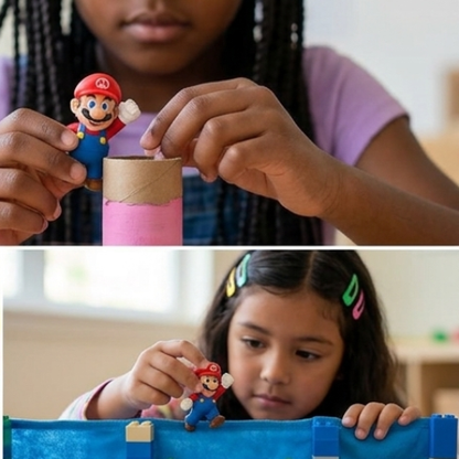 Jakks Pacific World of Nintendo Collectible Mini Figure Mario 2.5 Inch | Official Nintendo Licensed Action Figure | Poseable Toy for Kids & Collectors