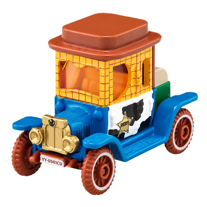 Takara Tomy Dream Tomica Disney Motors SP Toy Story 5 High Hat Classic Woody Diecast Collectible Character Car Model – Special Edition Disney Pixar Vehicle