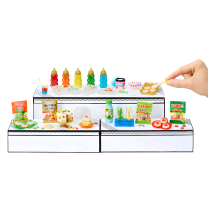 MGA’s Miniverse Make It Mini HARIBO 30+ Pieces Multi-Pack DIY Miniature Food Craft & Collectible Set with Happy Cherries, Twin Snakes, Goldbears & Frogs | Make, Mix, Create & Display Realistic Mini HARIBO Candy Treats, Mini Food Accessories & Collectibles