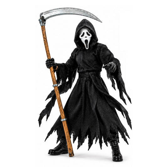 Ghost Face The Icon of Halloween Action Figure Set with Scythe, 3 Knives & Interchangeable Masks | Horror Collectible Figure for Kids & Collectors Ages 6+