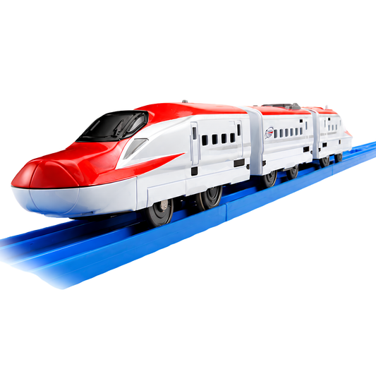 Takara Tomy Plarail S-14 Series E6 Komachi Shinkansen Battery Operated Motorized Train Toy with 3-Car Connected Train Design | Japanese Bullet Train Railway Toy for Kids & Train Collectors