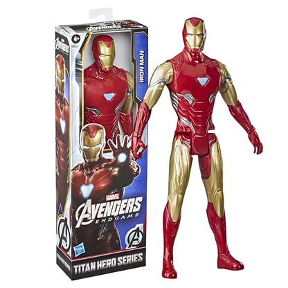 (Box Damage) Hasbro Marvel Avengers Infinity War Iron Man Action Figure 12 Inch, Titan Hero Series Superhero Collectible Toy, Detailed Iron Man Figure for Kids, Play, Display & Collecting, Boys & Girls