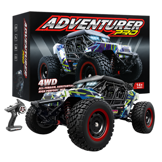 SUCHIYU Adventure Pro 4WD All-Terrain High Performance 2.4GHz RC Off-Road Buggy with Remote Control, Large Wheels, Rugged Suspension & Rock Crawler Design for Kids & Adults 14+