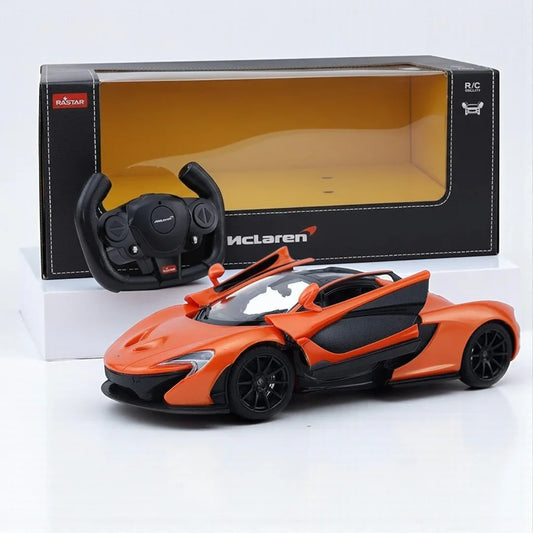 RASTAR 1:14 Pagani Huayra BC RC Car – Licensed Remote Control Supercar with Gullwing Doors & LED Lights (ORANGE)