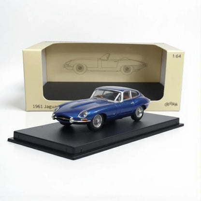 GFCC 1:64 1961 Jaguar E-Type Coupe Blue  Diecast Car Model