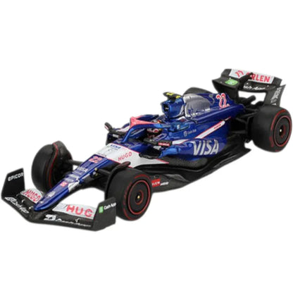 MINI GT 1:64 RB VCARB 01 22 Yuki Tsunoda – 2024 Bahrain GP Formula 1 Diecast Model Car (Blister Pack Edition)