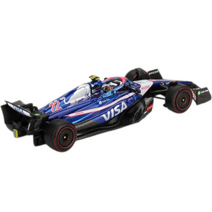 MINI GT 1:64 RB VCARB 01 22 Yuki Tsunoda – 2024 Bahrain GP Formula 1 Diecast Model Car (Blister Pack Edition)