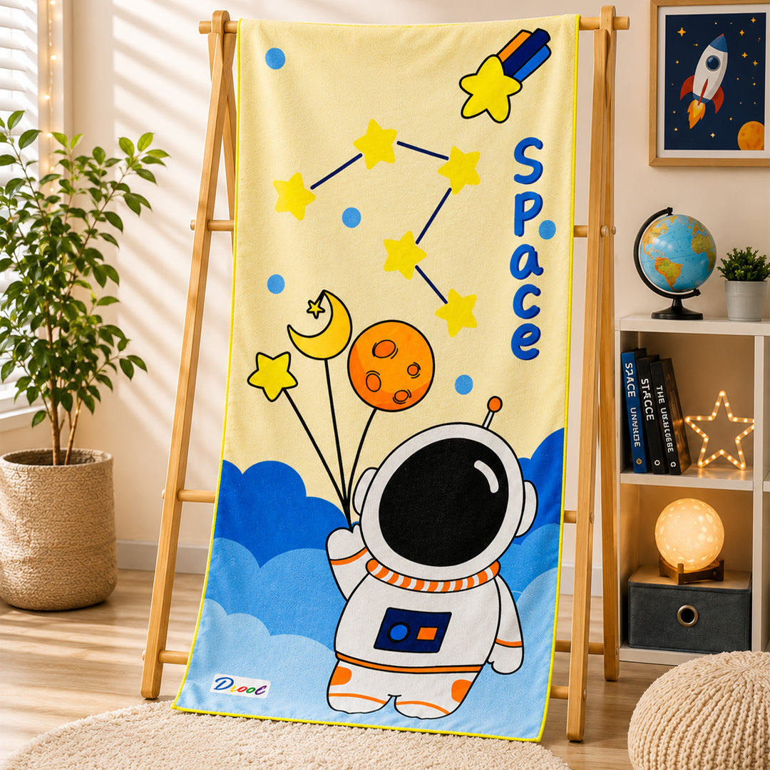 Space Astronaut Quick Dry Beach Towel 54 x 28 Inch | Super Soft