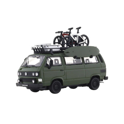 Master Volkswagen T3 Van – Green | 1:64 Diecast Model