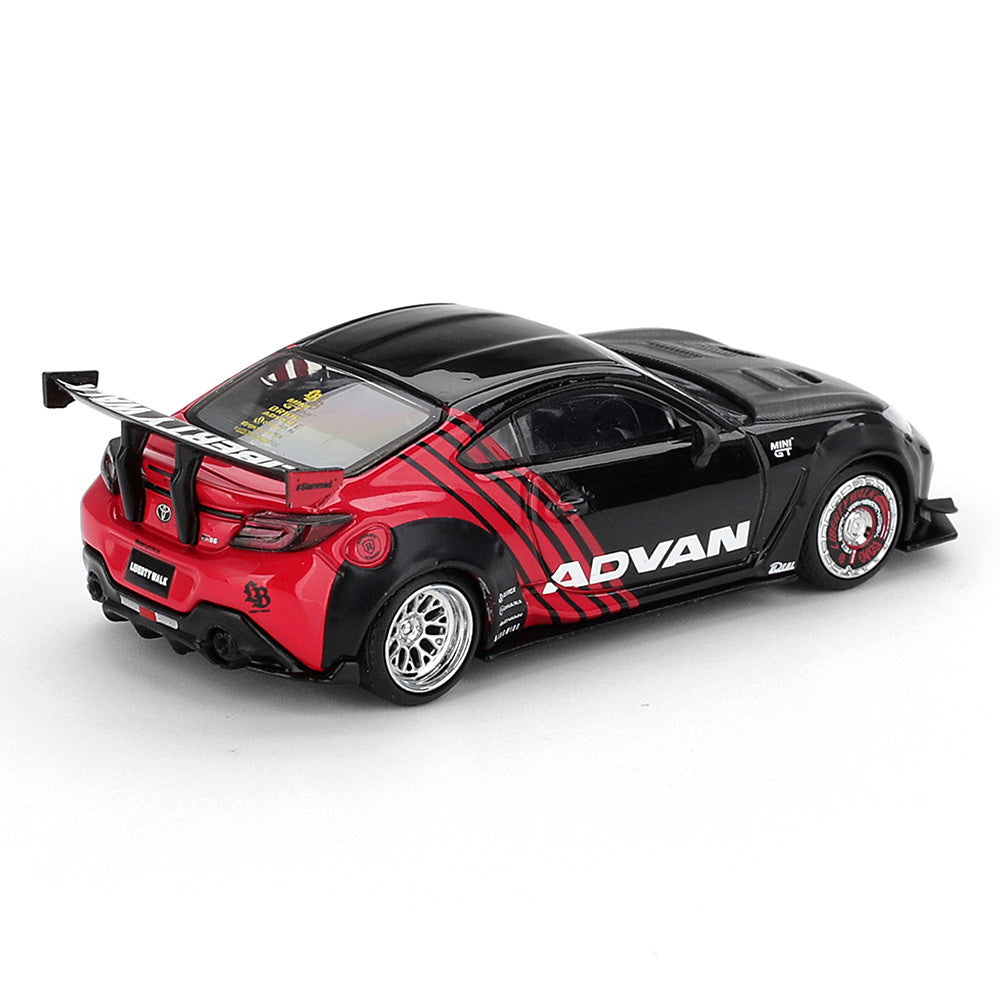 Mini GT 1:64 Toyota GR86 LB★Nation Advan Diecast Model Car