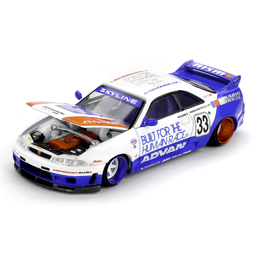 Kaido House Mini GT 1:64 Nissan Skyline GT-R (R33) BFTHR V1 #213 Diecast Model Car