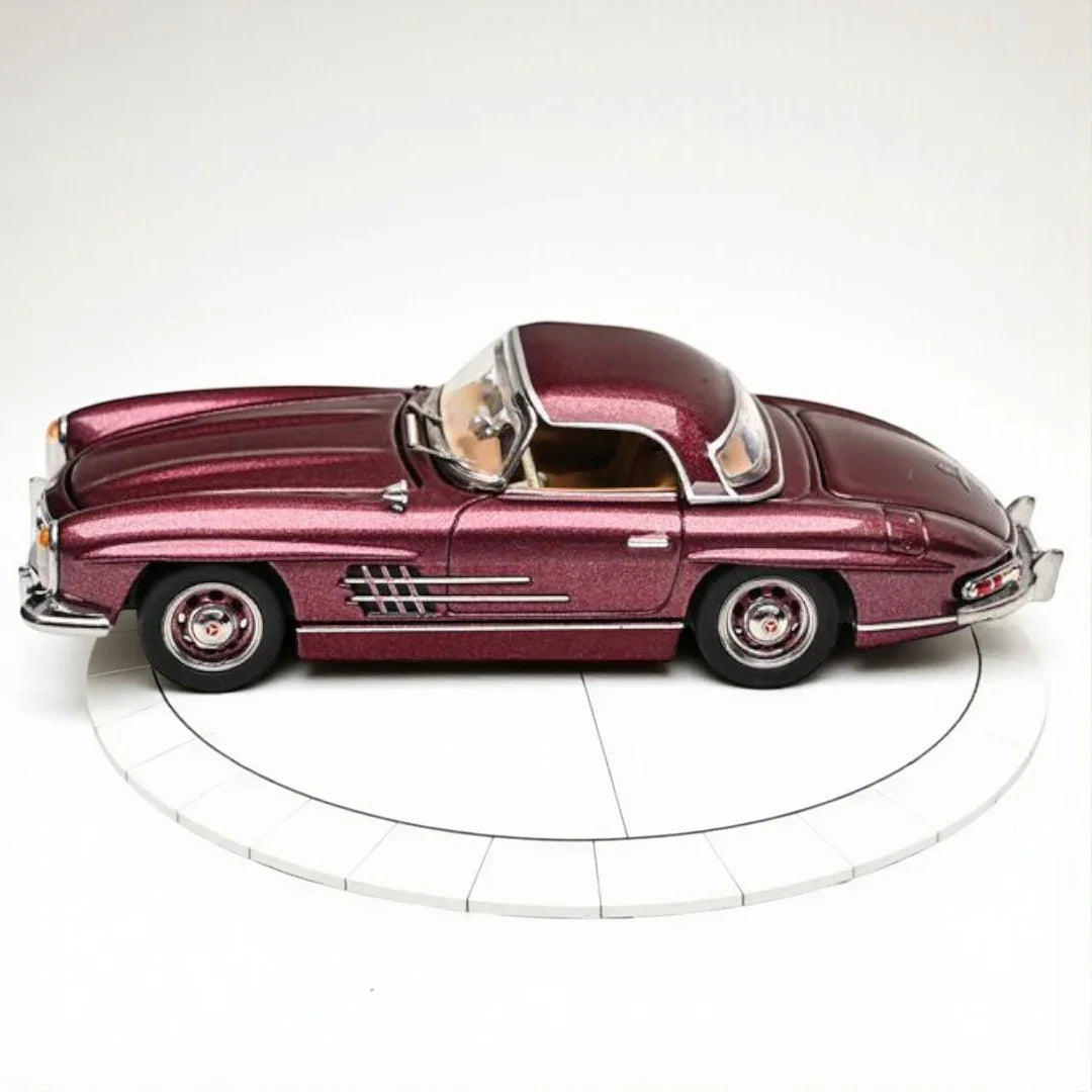 GFCC 1:64 1960 Mercedes-Benz 300SL Roadster Red Diecast Model Car