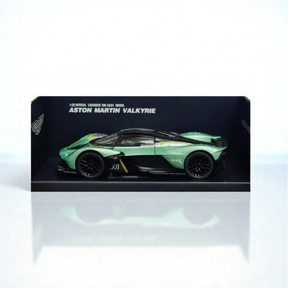 Joy Junction 1:32 Aston Martin Valkyrie Diecast Car Model- Metallic Green-(JJ247) - Jaiman Toys