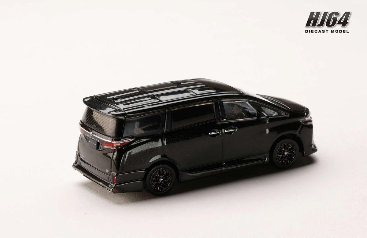 Hobby Japan 1:64 Toyota Vellfire Z Premier Hybrid (H40W) Genuine Options Black Die-Cast Model | HJ642077CBK