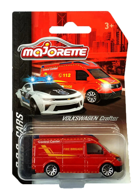 Majorette Street Cars  VOLKSWAGEN Crafter Red Metal Body Die-Cast Car FROM S.O.S.CARS