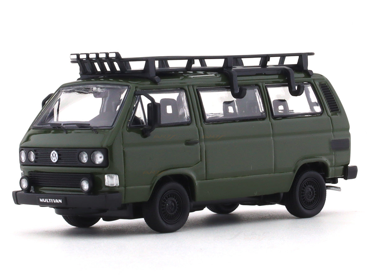 Master Volkswagen T3 Van – Green | 1:64 Diecast Model