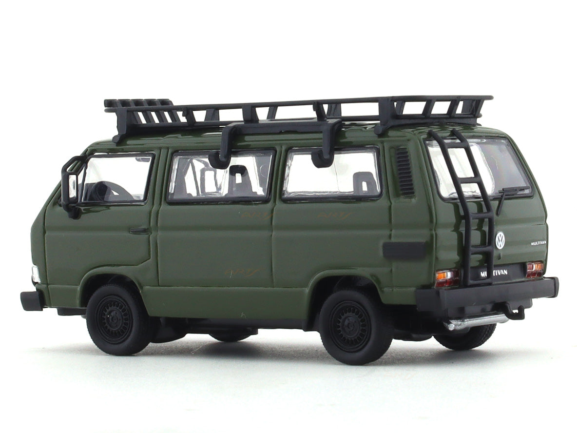 Master Volkswagen T3 Van – Green | 1:64 Diecast Model