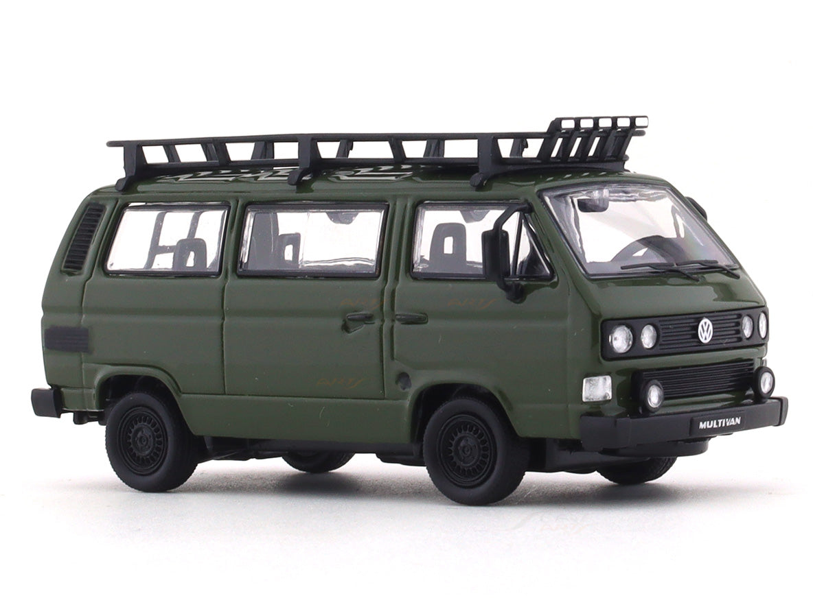 Master Volkswagen T3 Van – Green | 1:64 Diecast Model