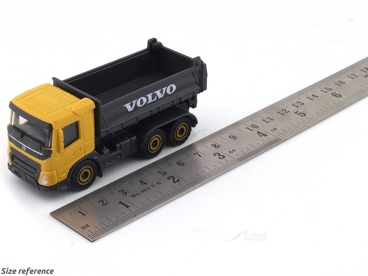 Majorette Volvo Construction Vehicle Set – (Wheel Loader, Cement Mixer & Truck Dumper)3 Piece Die-Cast Construction Trucks Toy Set (3+)