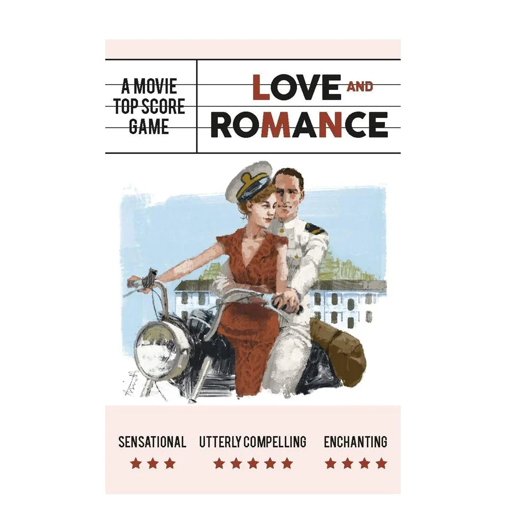 Love and Romance: A Movie Top Score Card Game – Laurence King Magma - Jaiman Toys