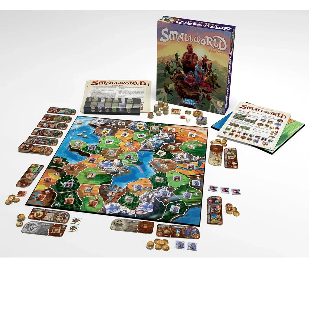 Small World Board Game by Days of Wonder – Fantasy Strategy & Family Adventure Game - Jaiman Toys