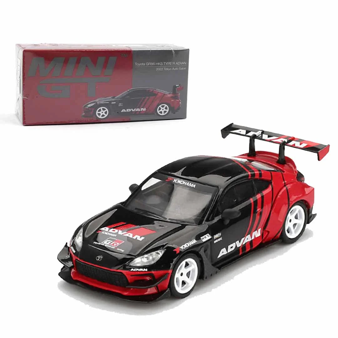 Mini GT 1:64 Toyota GR86 HKS TYPE R ADVAN – Tokyo Auto Salon 2022 (RHD) - Jaiman Toys