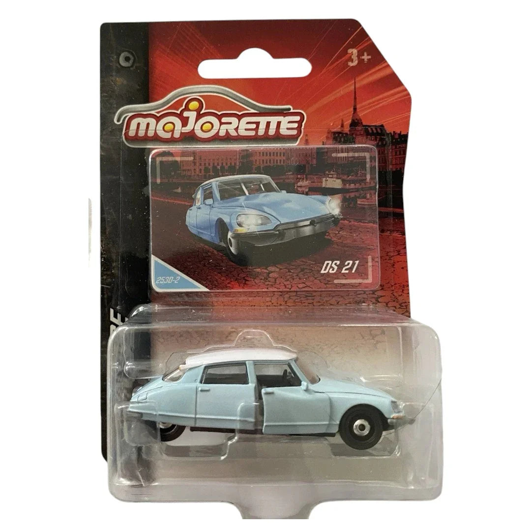 Majorette Street Car DS 21 (Light Blue-Vintage Cars - Opening Door