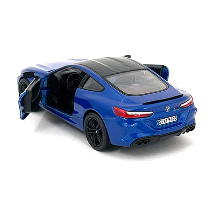 KiNSMART KT5425W BMW M8 Competition Coupe – 1:36 Scale Die-Cast Model Car - Blue - Jaiman Toys