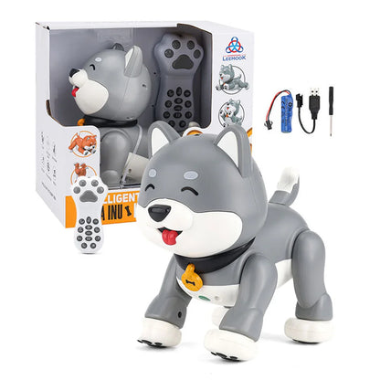 Interactive RC Stunt Dog Robot – Programmable Touch-Controlled Cartoon Robot for Kids - Jaiman Toys