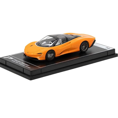 PosterCars 1:64 McLaren Speedtail – McLaren Orange | Hypercar League Collection No.14 Diecast Model- Blister Pack - Jaiman Toys