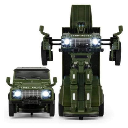 Rastar Transformable Land Rover Defender RC Car | 2-in-1 Robot Transforming Remote Control SUV