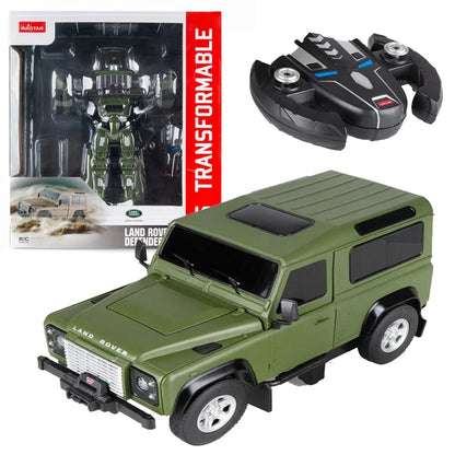 Rastar Transformable Land Rover Defender RC Car | 2-in-1 Robot Transforming Remote Control SUV