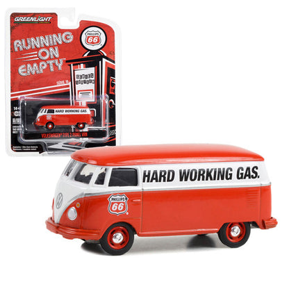 GreenLight 1:64 Volkswagen Type 2 Panel Van Phillips 66 “Hard Working Gas” Die-Cast Model