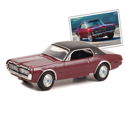 GreenLight 1967 Mercury Cougar XR-7 GT USPS Exclusive 1:64 Die-Cast Model Car