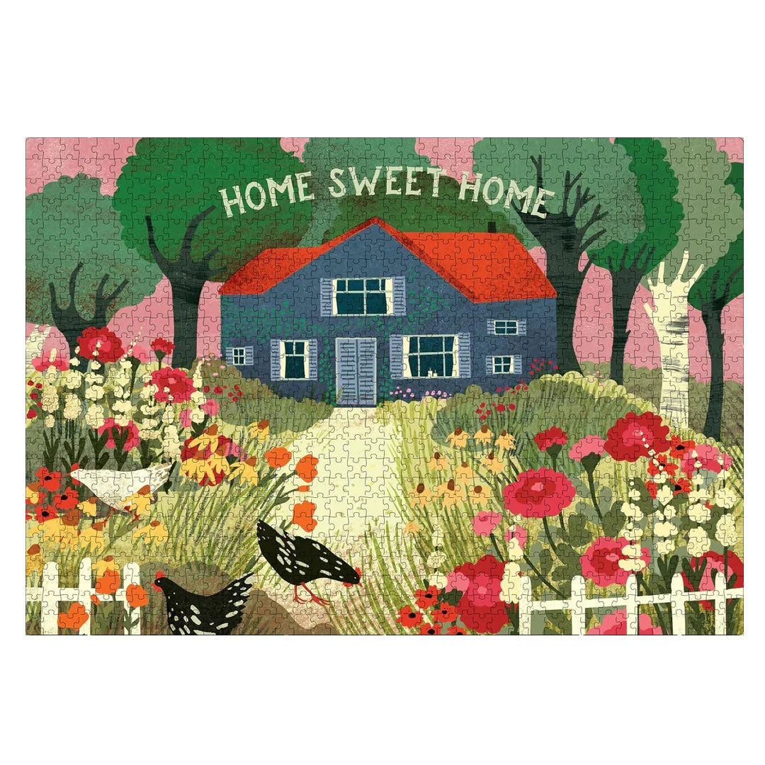 Home Sweet Home 1,000-Piece Jigsaw Puzzle | Cozy Cottage Scene | Family Puzzle Game (2020 Edition)