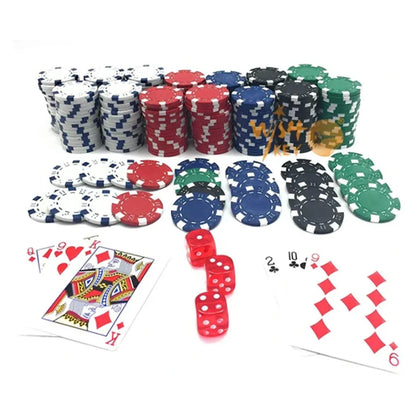 Poker Complete Game Set – Casino Style 500 Chips, Multiplayer