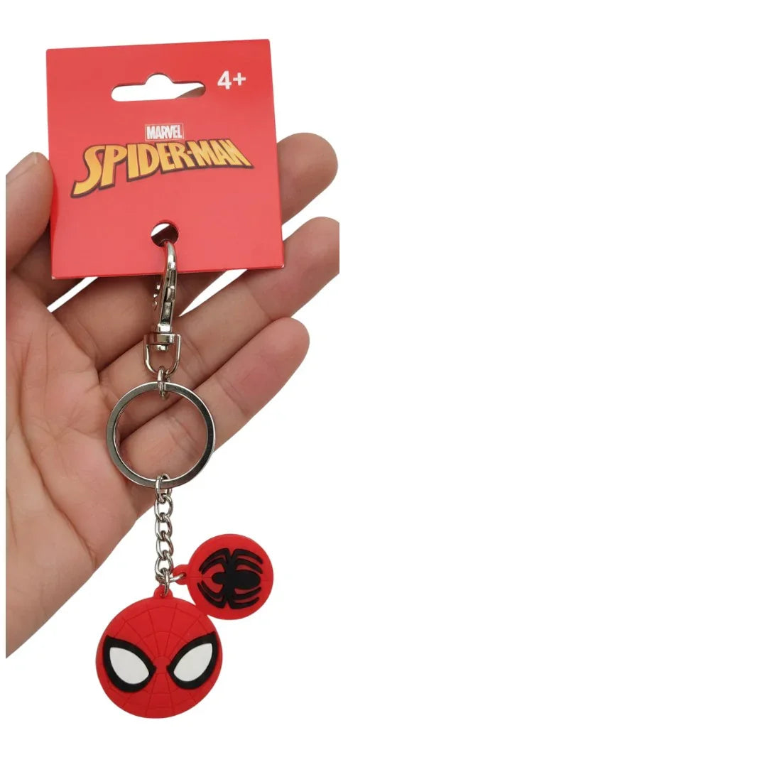 Marvel Spiderman PVC Keychain –For Keys & Bags Durable Marvel  Superhero Accessory