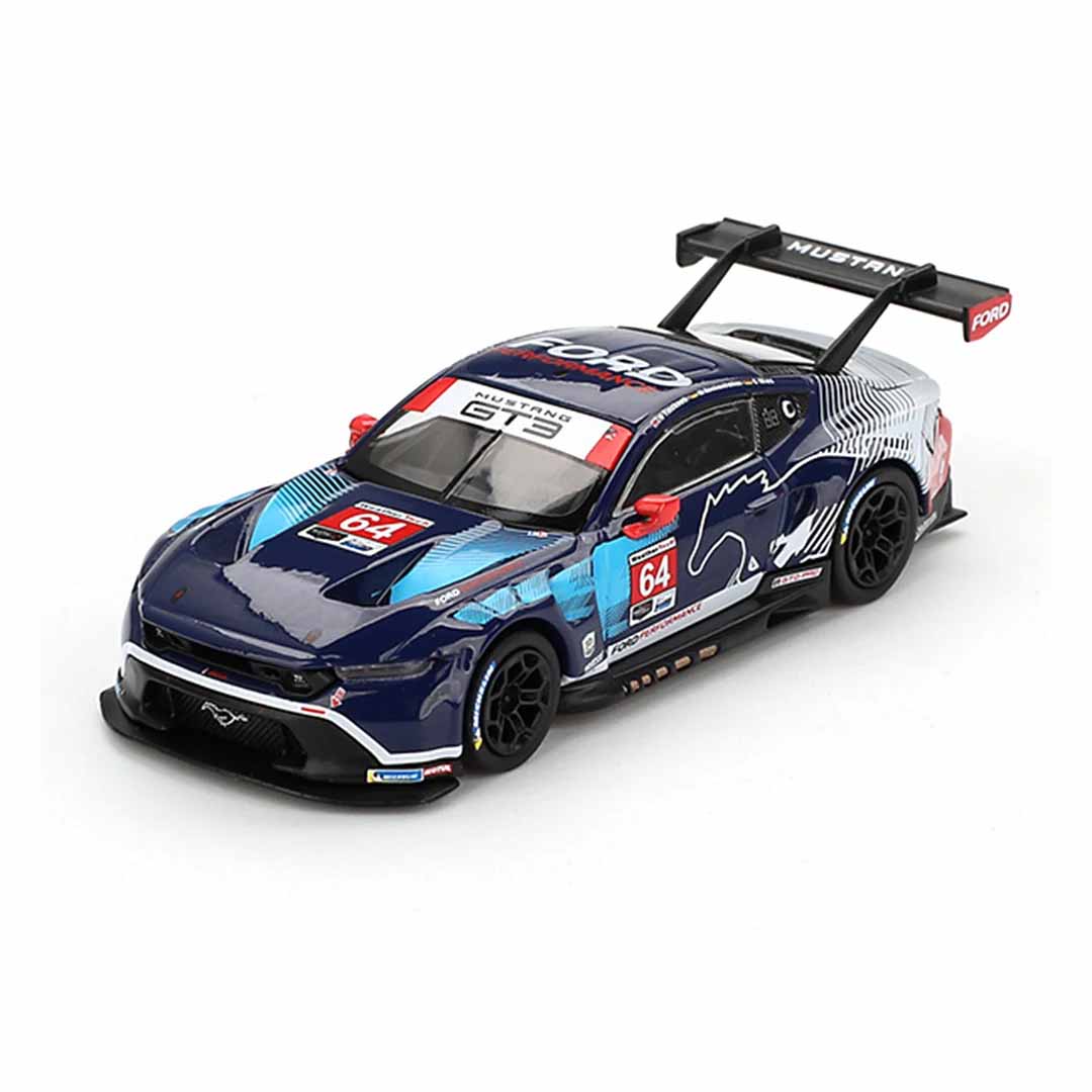 MINI GT MGT00898-L Ford Mustang GT3 #64 2024 IMSA Daytona 24 Hrs 1
