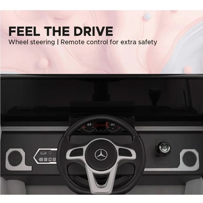 EMotorad Formula Fun Mercedes Benz G-Wagon Ride-On Car for Kids – Battery Operated with Remote Control