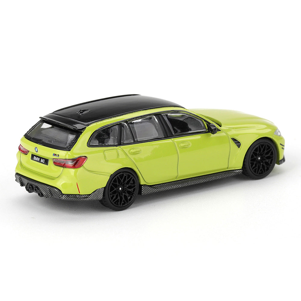 Mini GT 1:64 BMW M3 M Performance Touring Sao Paulo Yellow Die-Cast Model Car | Premium BMW Wagon Collectible